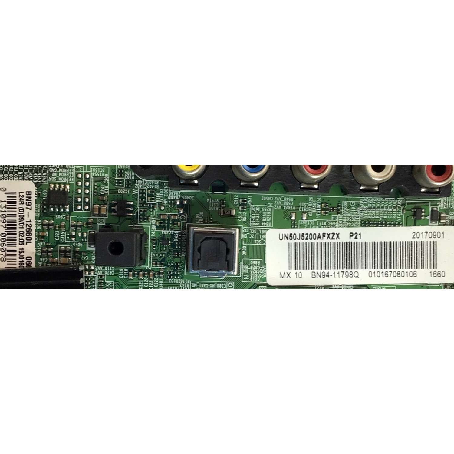 MAIN ORIGINAL PARA SMART TV SAMSUNG HD / NUMERO DE PARTE BN94-11798Q / BN41-02307B / BN9411798Q / BN9712660L / 11798Q / 010167080106 / DISPLAY T500HVN09.2 / PANEL CY-JJ050BGAV1V / MODELO UN50J5200AFXZX DD01 - Imagen 2